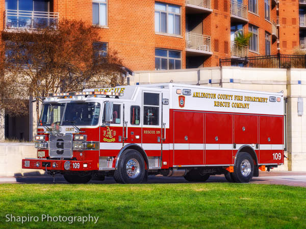 Arlington County Fire Department Pierce Arrow XT heavy duty rescue squad
